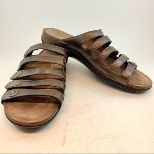 Dansko Metallic Janie Multi Five Strap Sandals 41